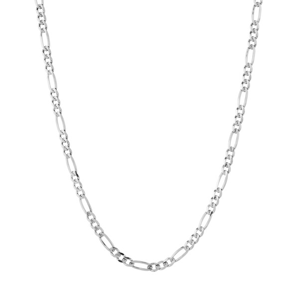 Figaro Bracelet & Necklace - Solid 925 Sterling Silver - Available in several widths and lengths