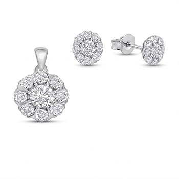 Houmann set , med totalt 0,505 ct GH/VS-SI