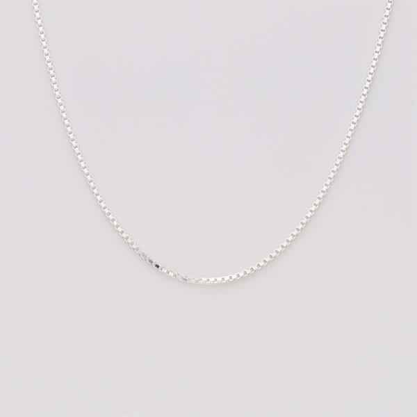 Guld & Sølv Design Venezia halsband 38 cm i sterlingsilver