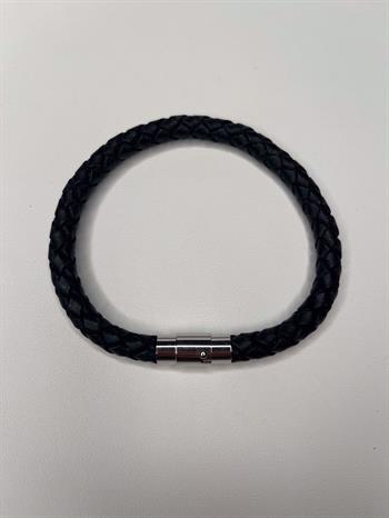 Nordahl Son of Noa herrarmband i läder och stål 21 cm