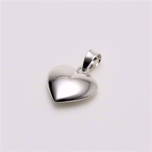 NOA Kids Jewellery hjärtanhäng i silver för barn