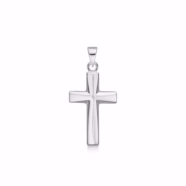 Siersbøl korshänge i silver 30 mm