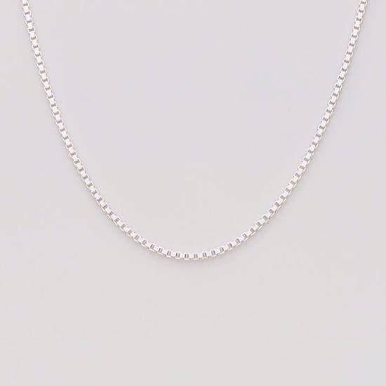 Guld & Sølv Design Venezia halsband i 925 silver 42 cm