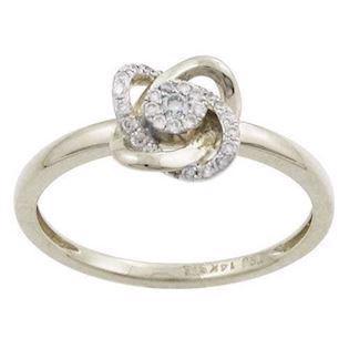 Houmann 14 ct white gold Finger ring rhodium plated, model E012196