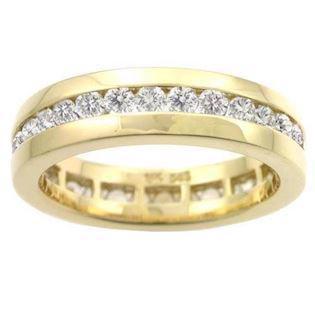Houmann Wedding band 14 carat gold Finger ring with 32 diamonds, model E013812x