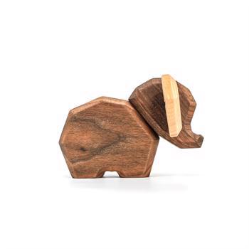 Fablewood Elephant cub - Wooden figure composed with magnets
