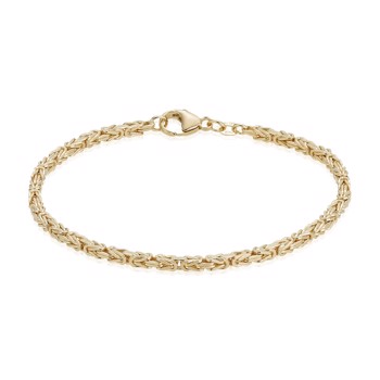 8 Carat Solid Gold King Bracelet and Necklace from Danish BNH - 2 widths and 12 lengths