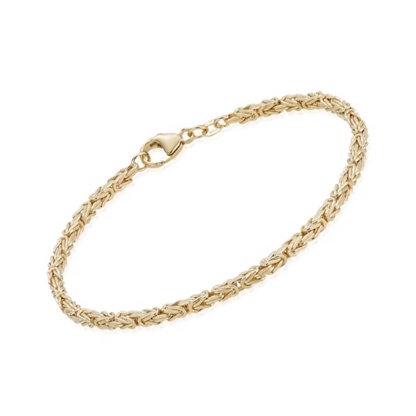 8 Carat Solid Gold King Bracelet and Necklace from Danish BNH - 2 widths and 12 lengths