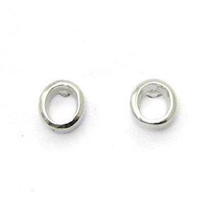Silver mini heart earrings with zirkonia