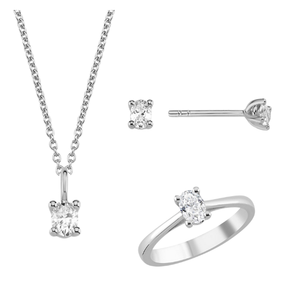 Nuran set , med totalt 1,52 ct Wesselton SI
