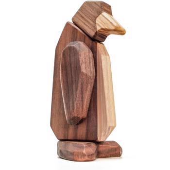 Fablewood Pengvin - the snow tumbler - wooden figure composed with magnets