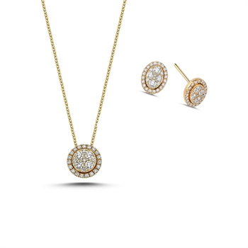 Nuran set , med totalt 0,84 ct Wesselton SI