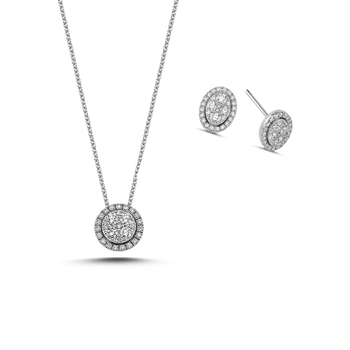 Nuran set , med totalt 0,84 ct Wesselton SI