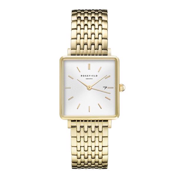 Rosefield The Boxy Collection gold-plated steel quartz lady jewelry