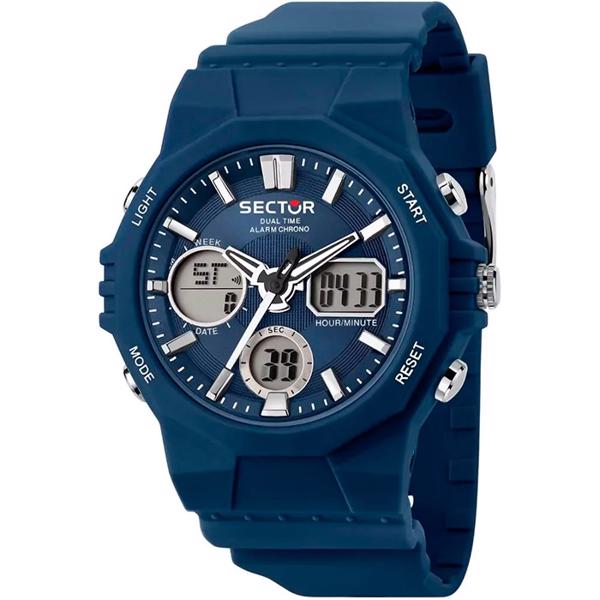 Model R3251238002 Sector Analog Digital Quartz Herreur