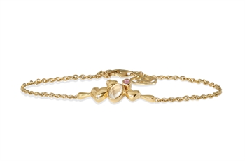 Guldpläterat armband - Bunch of Love
