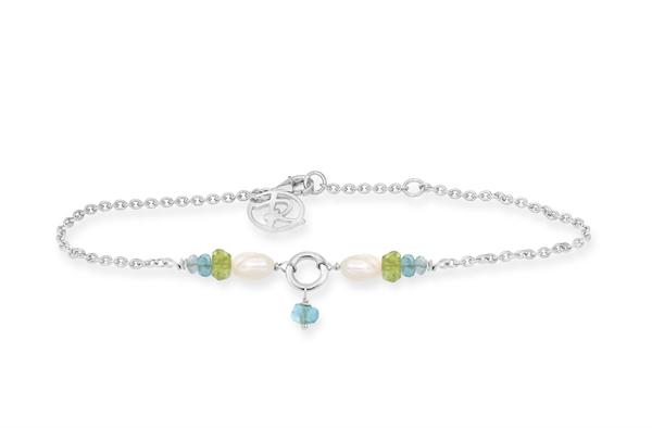 Silverarmband, peridot - Cordelia
