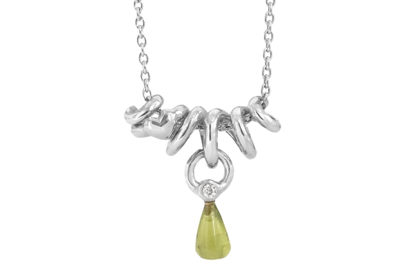 Silver halsband - Rainforest Dew