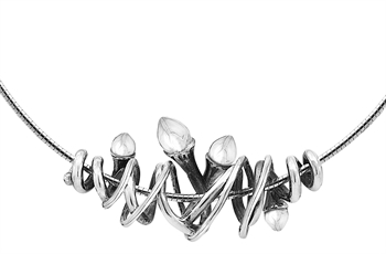 Silver collier - Kl\