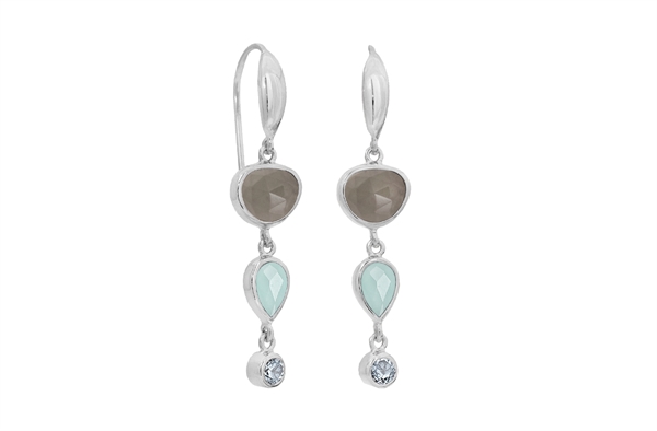 Sølv ørehænger - Belvedere