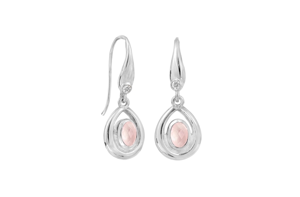 Sølv ørehænger  - Blushing