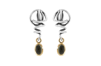 Silver örhängen - Moss