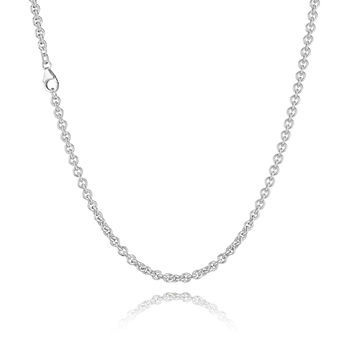 Anchor round - 925 sterling silver - Available in several widths and lengths