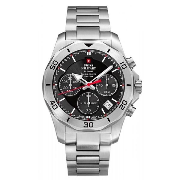 Model SMS34072.01 Swiss Military By Chrono  solor power quartz herreur