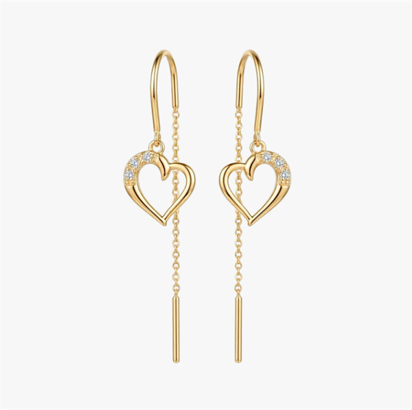 Christina Jewelry & Watches Love Story örhängen i förgyllt silver