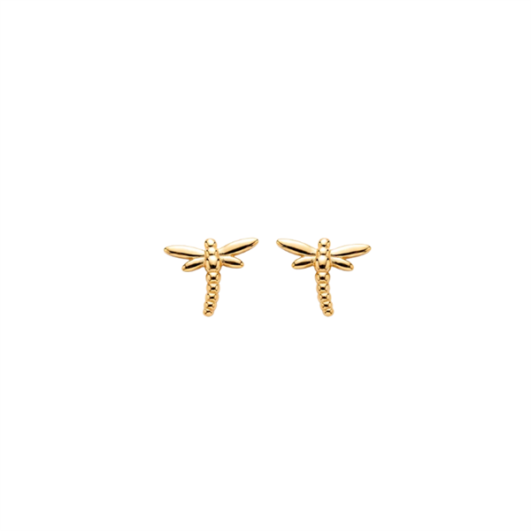 Christina Jewelry & Watches Dragonfly örhängen i förgyllt silver