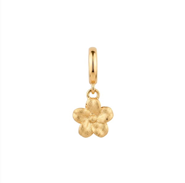 Christina Jewelry & Watches Flower Grace charm 6 mm i förgyllt silver