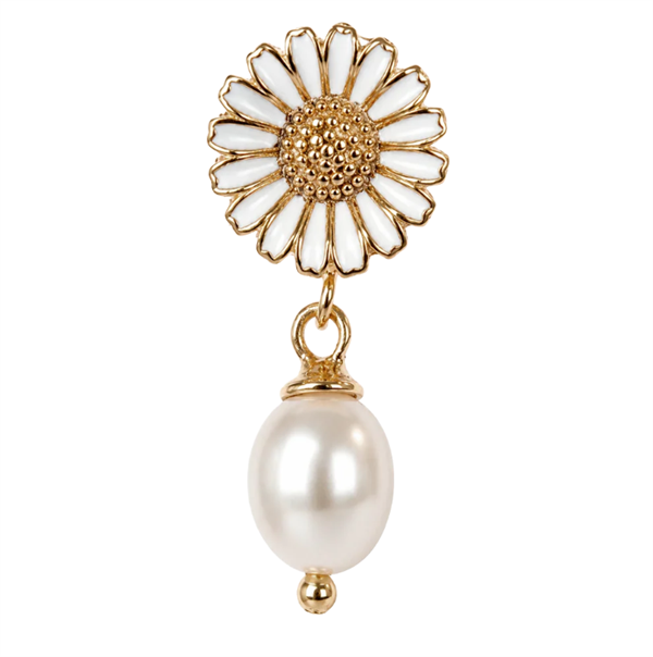 Christina Jewelry & Watches Marguerite charm 6 mm i förgyllt silver med pärla