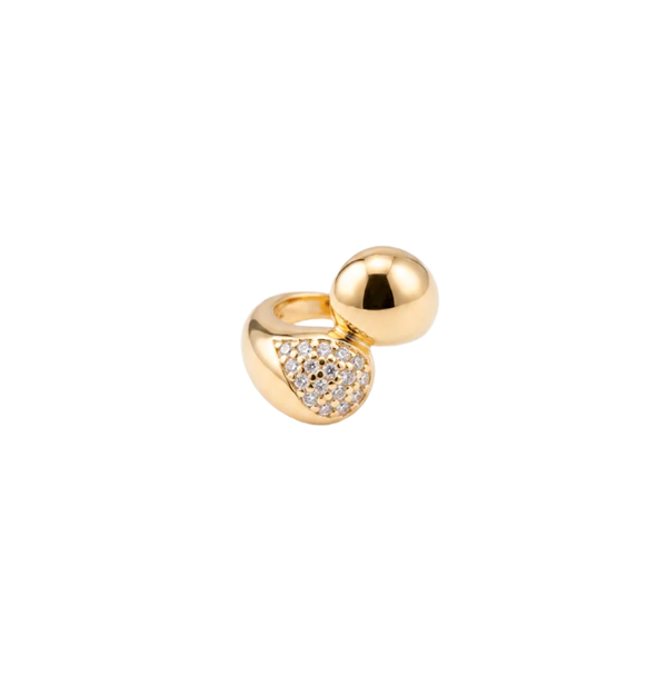 Christina Jewelry & Watches Water Drops charm 6 mm i förgyllt silver