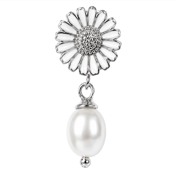 Christina Jewelry & Watches Marguerite Pearl charm 6 mm silver