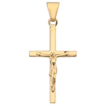 Chair cross with Jesus, silver or gold - Several sizes