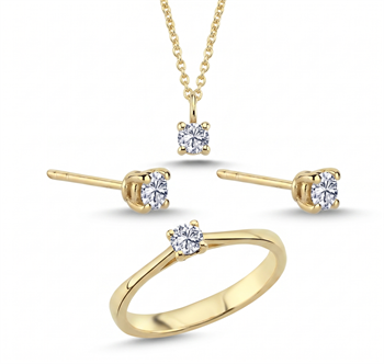 Nuran set , med totalt 0,72 ct Wesselton SI