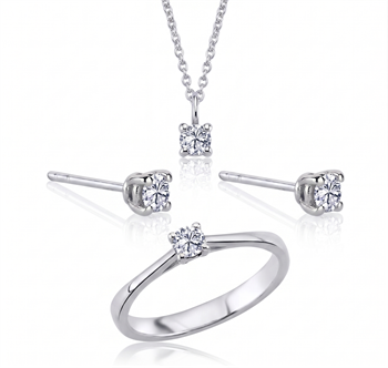 Nuran set , med totalt 0,72 ct Wesselton SI