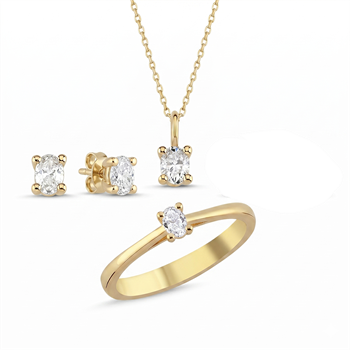 Nuran set , med totalt 0,92 ct Wesselton SI