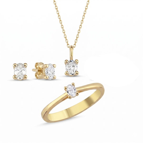 Nuran set , med totalt 0,92 ct Wesselton SI