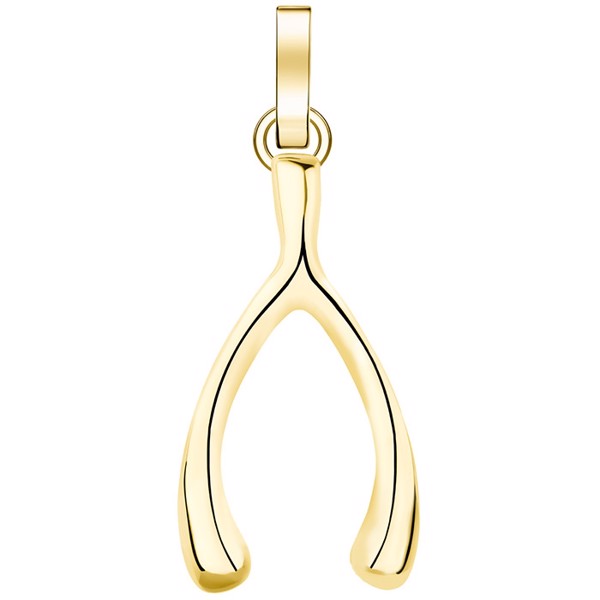 Rosefield Hängsmycke, model PE-Gold-Wishbone