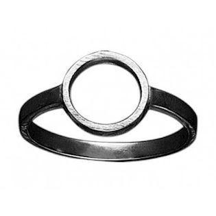 Zöl Finger Ring in Sterling Silver with Circle "Circles"