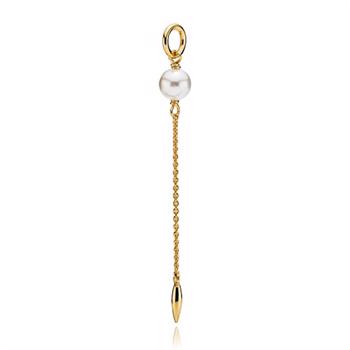 Izabel Camille Miss Pearl silver plated pendant shiny, model a5327gswhite