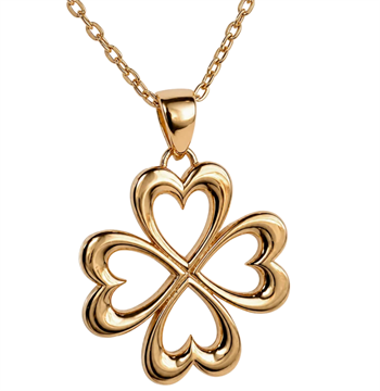 Aagaard Clover of Love klöverhänge i 8 karat guld