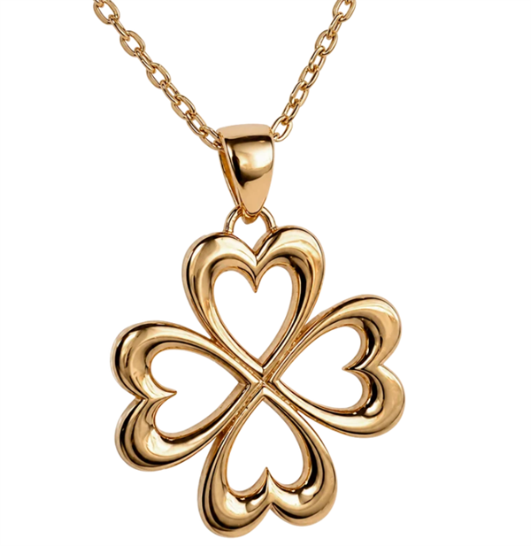 Aagaard Clover of Love klöverhänge i 8 karat guld