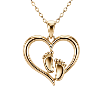 Aagaard Heartsteps hängsmycke i 8 karat guld