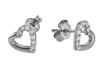 Aagaard Heartline örhängen i sterling silver