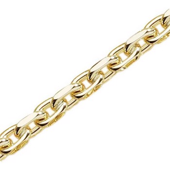 Anchor Facet 8 ct gold bracelet