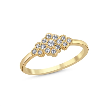 Nuran Ringa , med totalt 0,23 ct Wesselton SI
