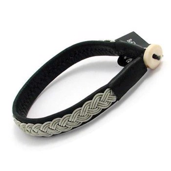 BeChristensen Arctic Hand Braided Sami Bracelet in Black