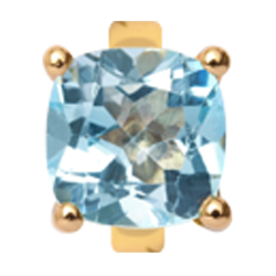 Christina Collect Sky Topaz gold ring